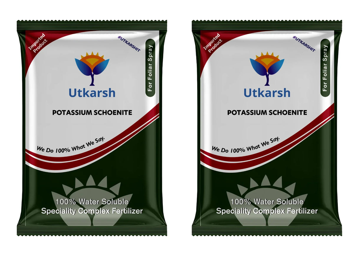 Potassium Schoenite, NPK 00 00 23 Fertilizers for Plants Growth & Home Garden | 100% Water Soluble Powder, Supplement for Fruits & Crops Yields - Utkarsh Agrochem Pvt ltd.