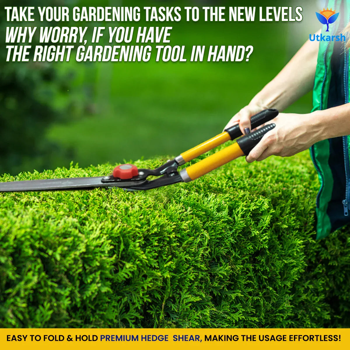 Premium Hedge Shears- 1 Pc - Utkarsh Agrochem Pvt ltd.