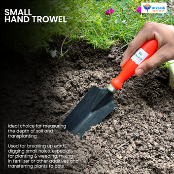 Utkarsh Garden Khurpi & Hand Shovel or Trowel|Rust-free Khurpi/Shovel for Garden|Garden Tools for Soil Tilling,Digging|Handy Tools for Indoor/Outdoor Gardens, Small Farms|Set of 2 Tools (1
