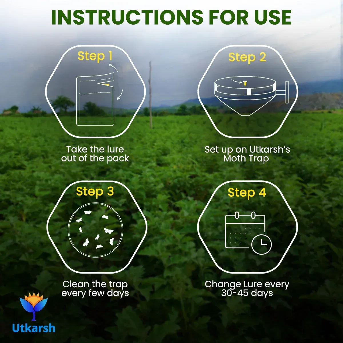 Moth Trap (All Flying Moths) - Utkarsh Agrochem Pvt ltd.