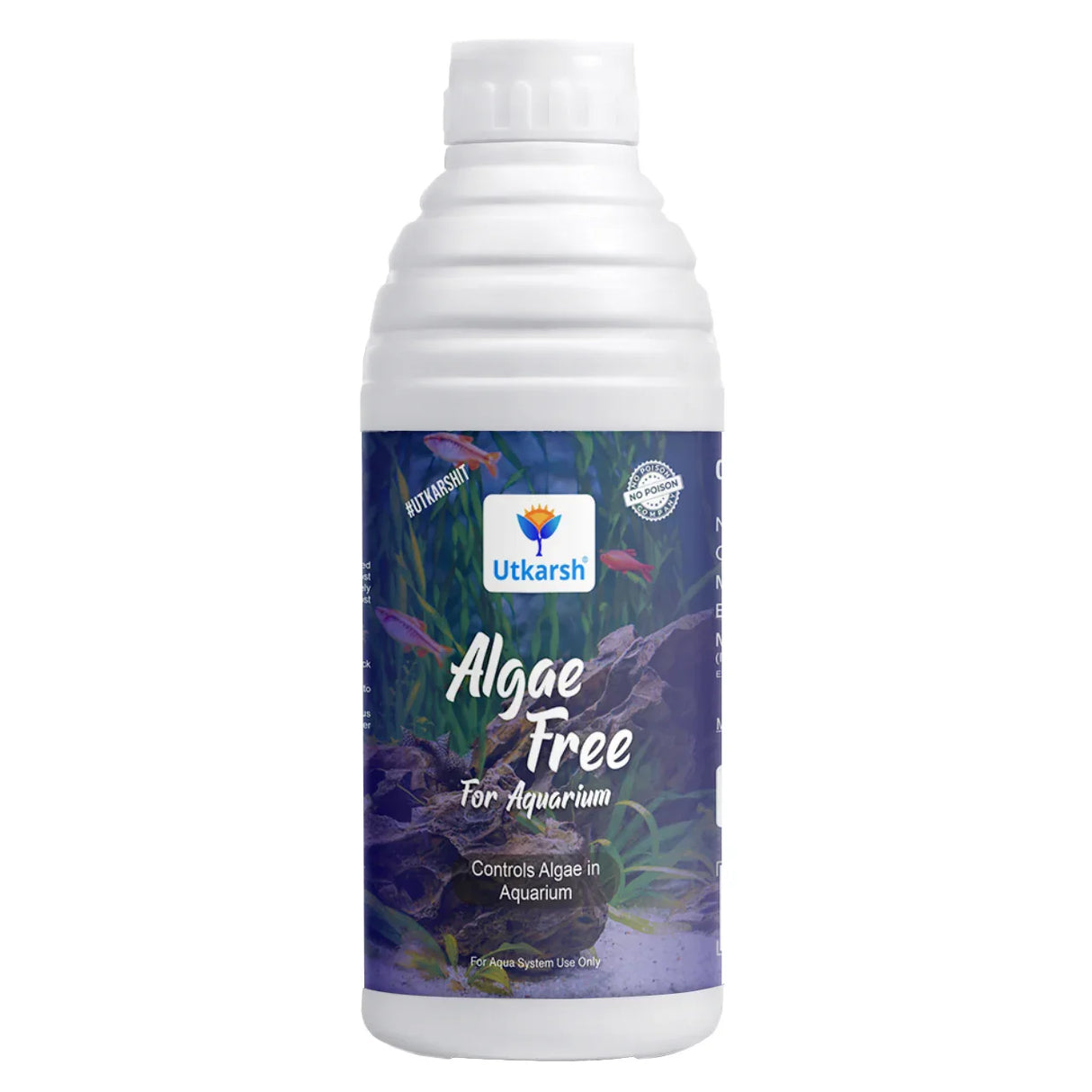 Algae Free for Aquarium Tank | Algae Cleaner, Liquid Algae Scraper for Fish Tank and Algae Remover - Utkarsh Agrochem Pvt ltd.