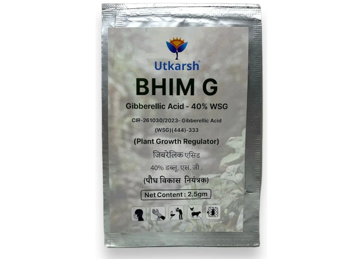 Bhim G (Gibberellic acid 40% WSG) | Plant Growth Regulator - Utkarsh Agrochem Pvt ltd.