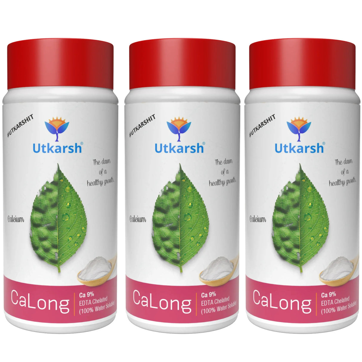 Calcium - 9% EDTA Chelated Micronutrient, 100% Water Soluble Fertilizers for Plants, Enhances Shelf Life of Fruits, Corrects & Prevents Calcium Deficiency | CaLong - Utkarsh Agrochem Pvt ltd.