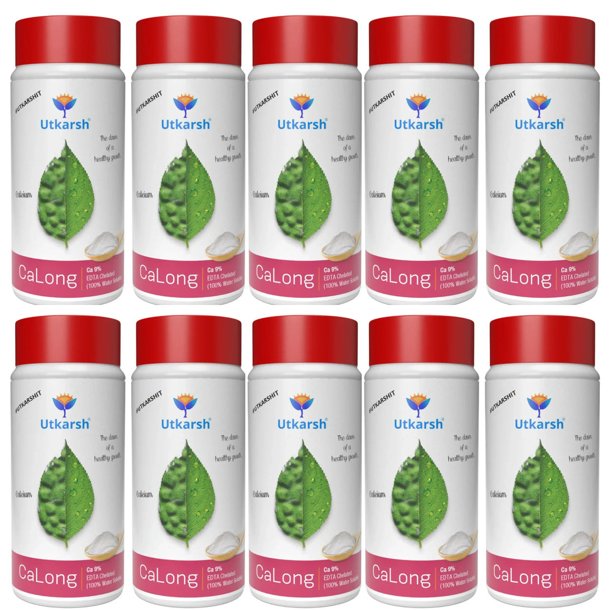 Calcium - 9% EDTA Chelated Micronutrient, 100% Water Soluble Fertilizers for Plants, Enhances Shelf Life of Fruits, Corrects & Prevents Calcium Deficiency | CaLong - Utkarsh Agrochem Pvt ltd.
