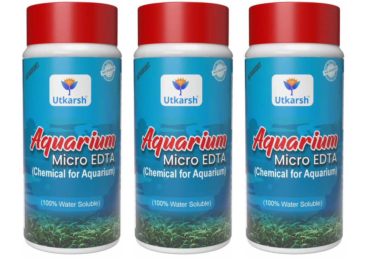Aquarium EDTA Micro (CSMB) Mix (EDTA Chelated 100% Water Soluble Aquarium Chemical), Provides Robust Growth to Aquarium Plants, Enhances Nutrient Uptake, Safe & Non-toxic - Utkarsh Agrochem Pvt ltd.