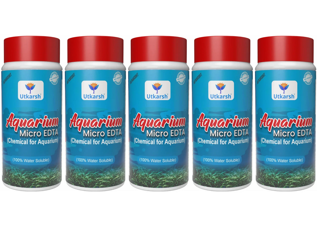 Aquarium EDTA Micro (CSMB) Mix (EDTA Chelated 100% Water Soluble Aquarium Chemical), Provides Robust Growth to Aquarium Plants, Enhances Nutrient Uptake, Safe & Non-toxic - Utkarsh Agrochem Pvt ltd.