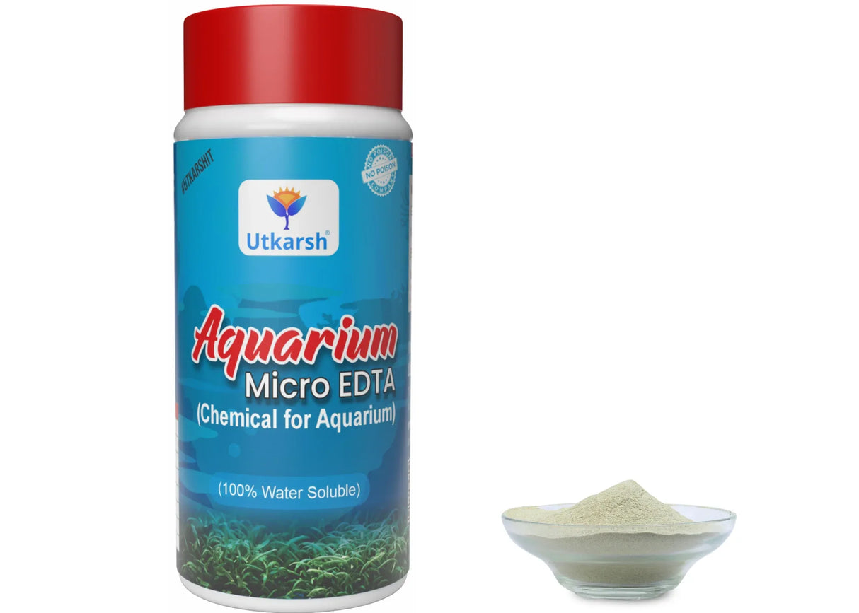 Aquarium EDTA Micro (CSMB) Mix (EDTA Chelated 100% Water Soluble Aquarium Chemical), Provides Robust Growth to Aquarium Plants, Enhances Nutrient Uptake, Safe & Non-toxic - Utkarsh Agrochem Pvt ltd.