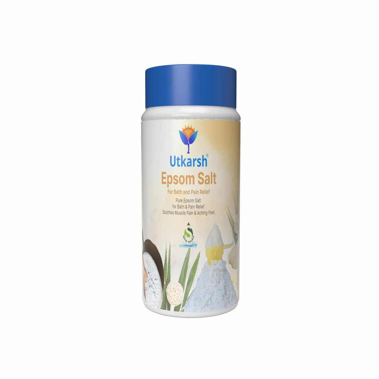 Epsom Salt For Bath and Pain Relief (Natural & Pure Epsom Salt for bath & Pain Relief Soothes Muscle Pain & Aching Feet) - Utkarsh Agrochem Pvt ltd.