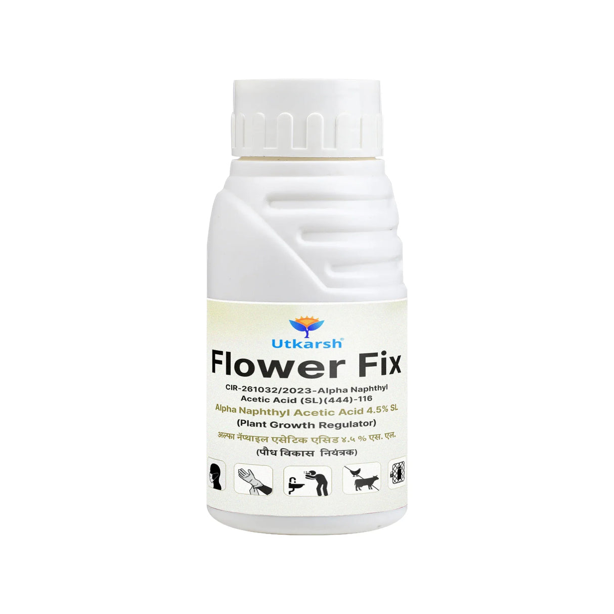 Flower Fix (Alpha Naphthyl Acetic Acid 4.5% SL) | Plant Growth Regulator - Utkarsh Agrochem Pvt ltd.