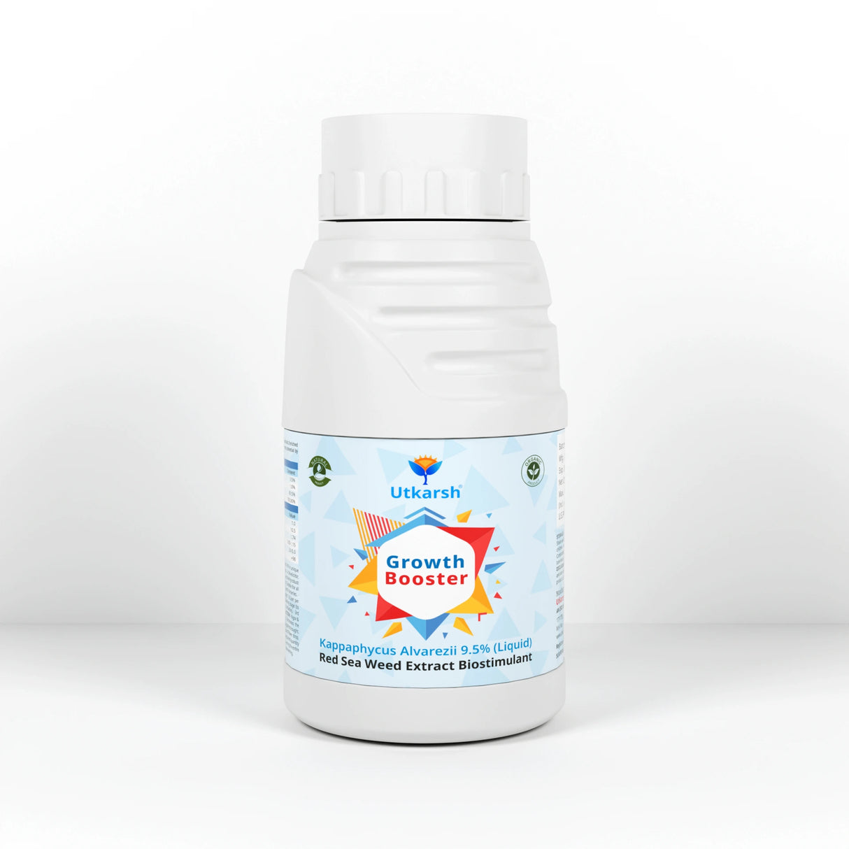 Growth Booster - Liquid Red Seaweed Extract, Plant Growth Promoter, Organic Plant Tonic for Healthy Plants, Strong Roots, More Flowers & High Yield | Indoor & Outdoor Use