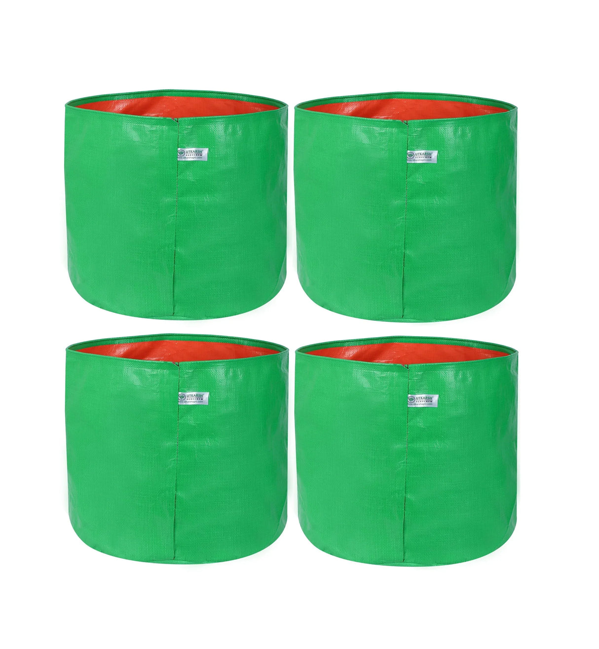 200 GSM Green HDPE Grow Bags- 12 X 12 Inch - Utkarsh Agrochem Pvt ltd.