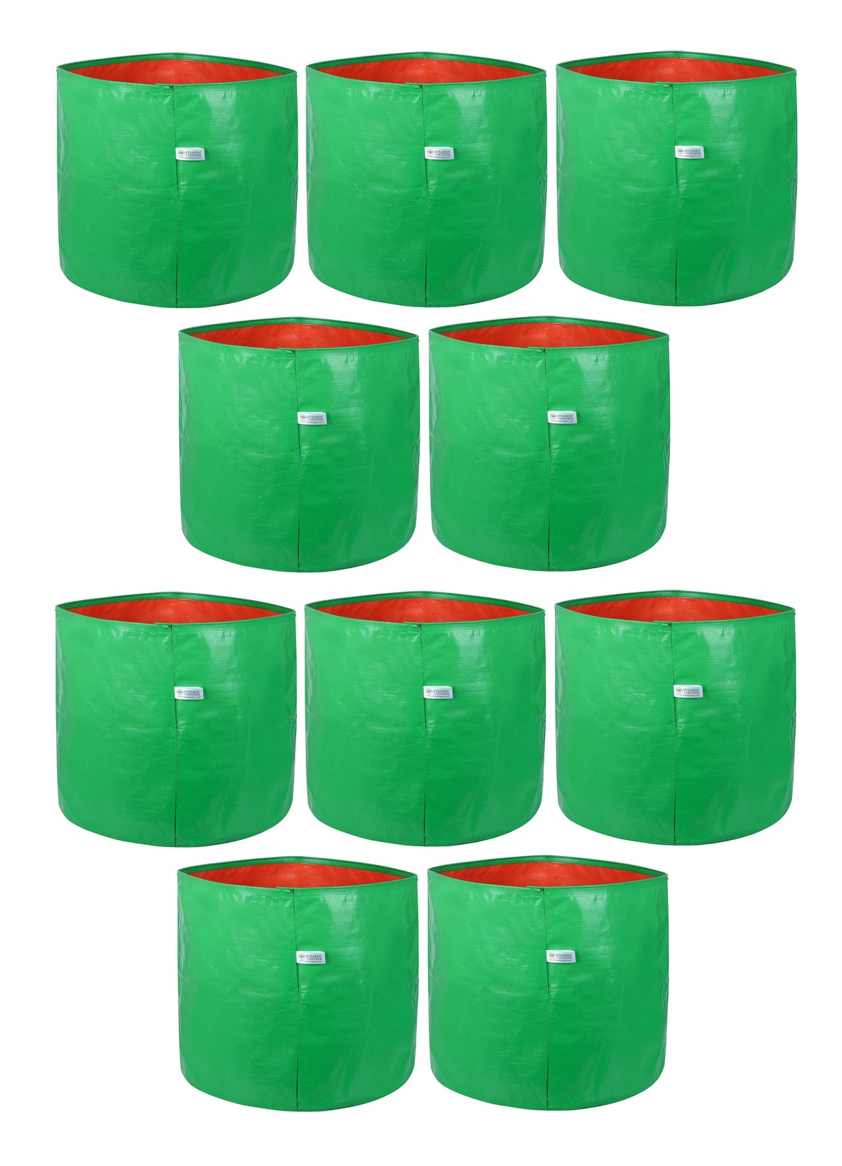200 GSM Green HDPE Grow Bags- 15 X 15 Inch - Utkarsh Agrochem Pvt ltd.