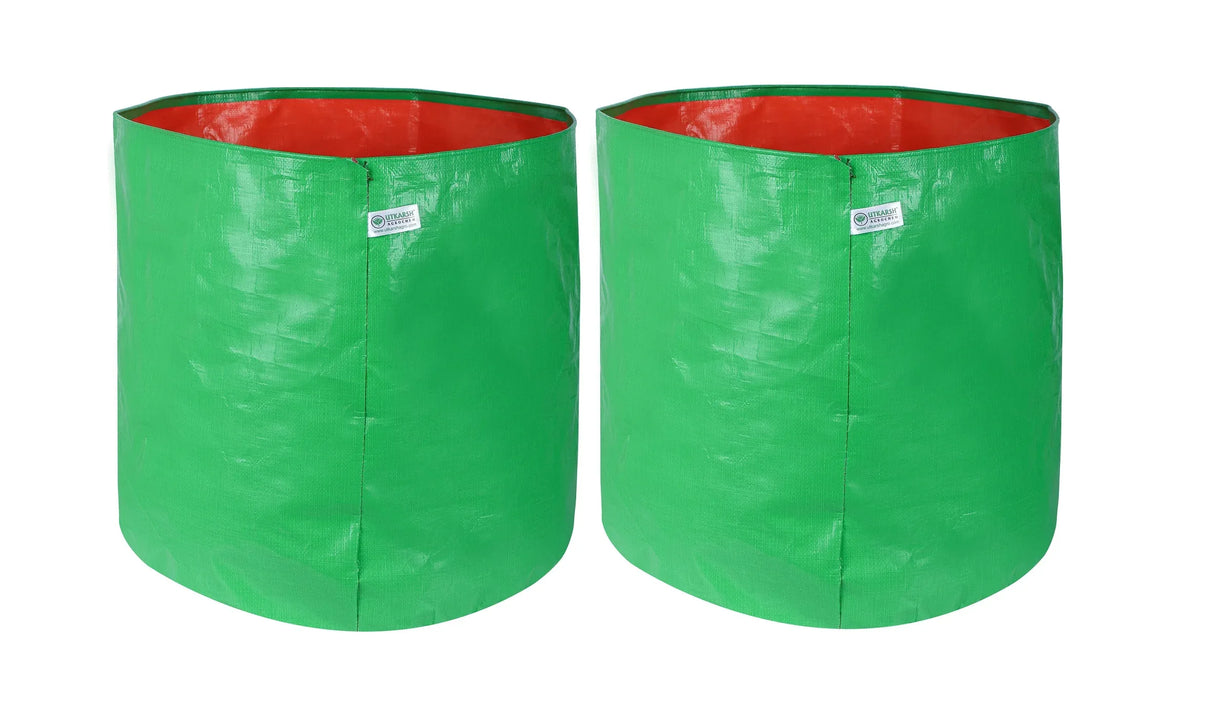 200 GSM Green HDPE Grow Bags- 18 X 18 Inch - Utkarsh Agrochem Pvt ltd.