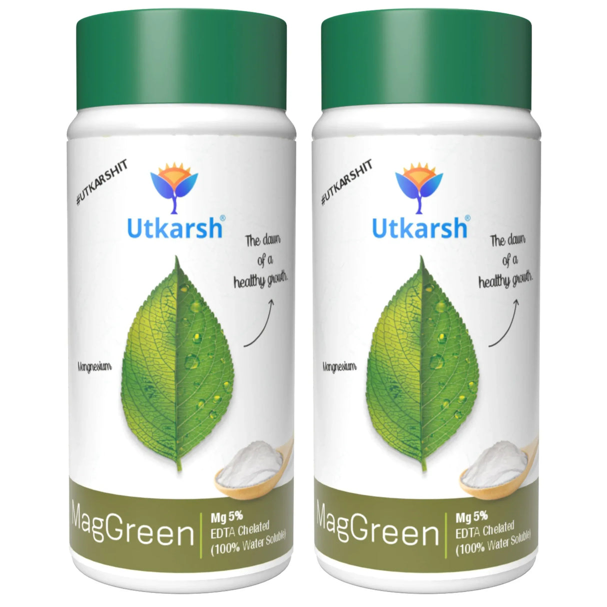Magnesium - 5% EDTA Chelated Micronutrient, 100% Water Soluble Fertilizers for Plants, Growth Booster for Healthy Green Plants, Crops, Home Garden | MagGreen - Utkarsh Agrochem Pvt ltd.