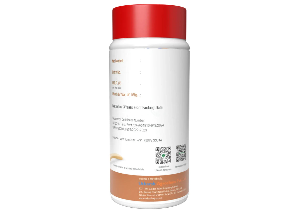 Manganese - 10% EDTA Chelated Micronutrient, 100% Water Soluble Fertilizers for Plants, Resistance to Root Pathogens, Enhances & Boosts Plant Growth | ManDate - Utkarsh Agrochem Pvt ltd.