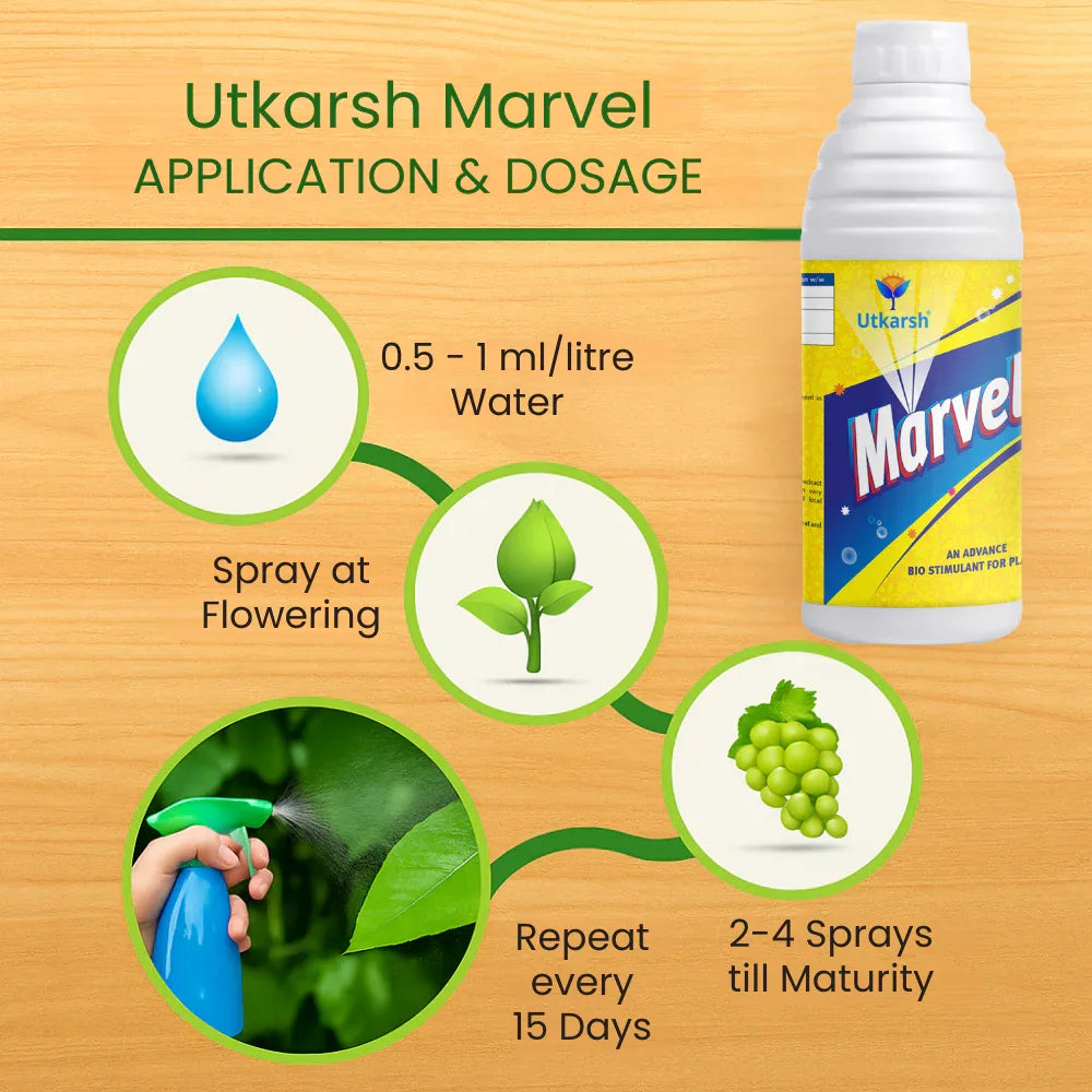 Marvel (Advanced Biostimulant For Plants and Flowering) - Utkarsh Agrochem Pvt ltd.