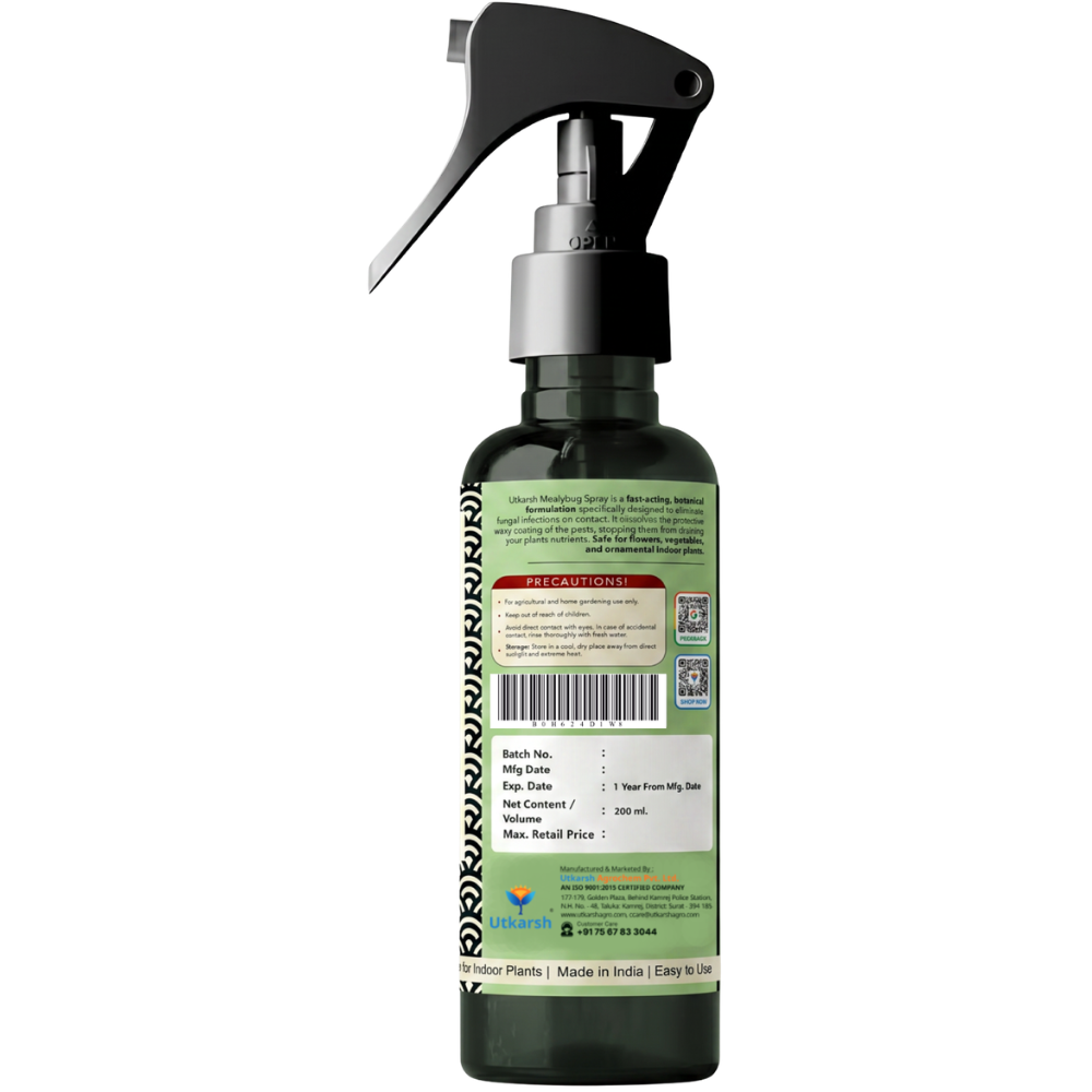 Mealy Bug Fix Spray for Plants | Organic Ready-to-Use Pest Control for Mealybugs, Aphids & Spider Mites | Pet Safe Plant Protection for Indoor Plants, Balcony & Home Garden