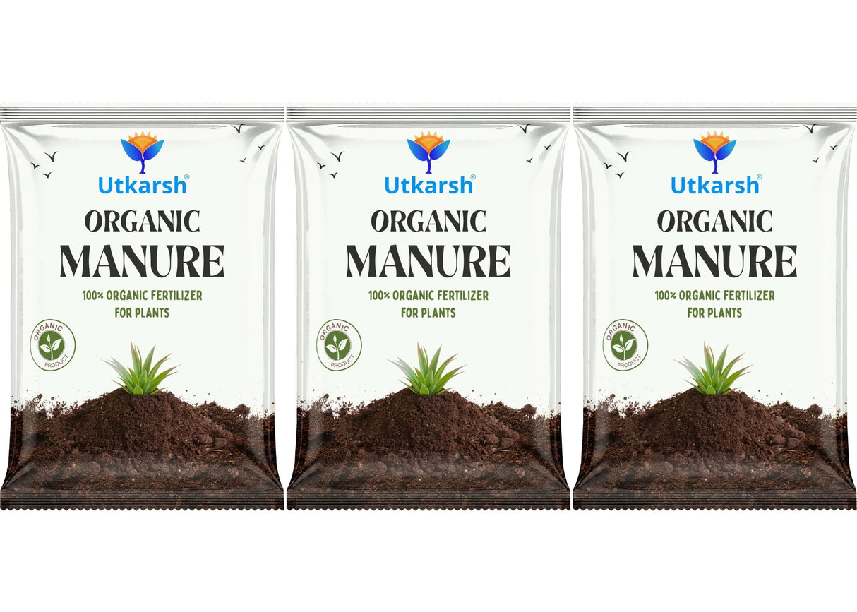 Organic Manure for Potted Plants, Organic Fertilizer for Home Garden, Crops, & Nursery, Khaad for Flowers, Vegetables & Lawn - Utkarsh Agrochem Pvt ltd.