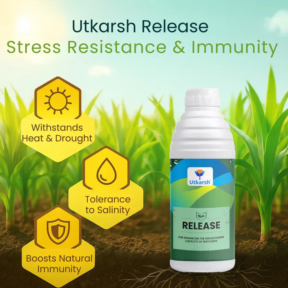 Release (for Enhancing the Ion Exchange Capacity Of Fertilizers) Biostimulant - 20 Litre - Utkarsh Agrochem Pvt ltd.