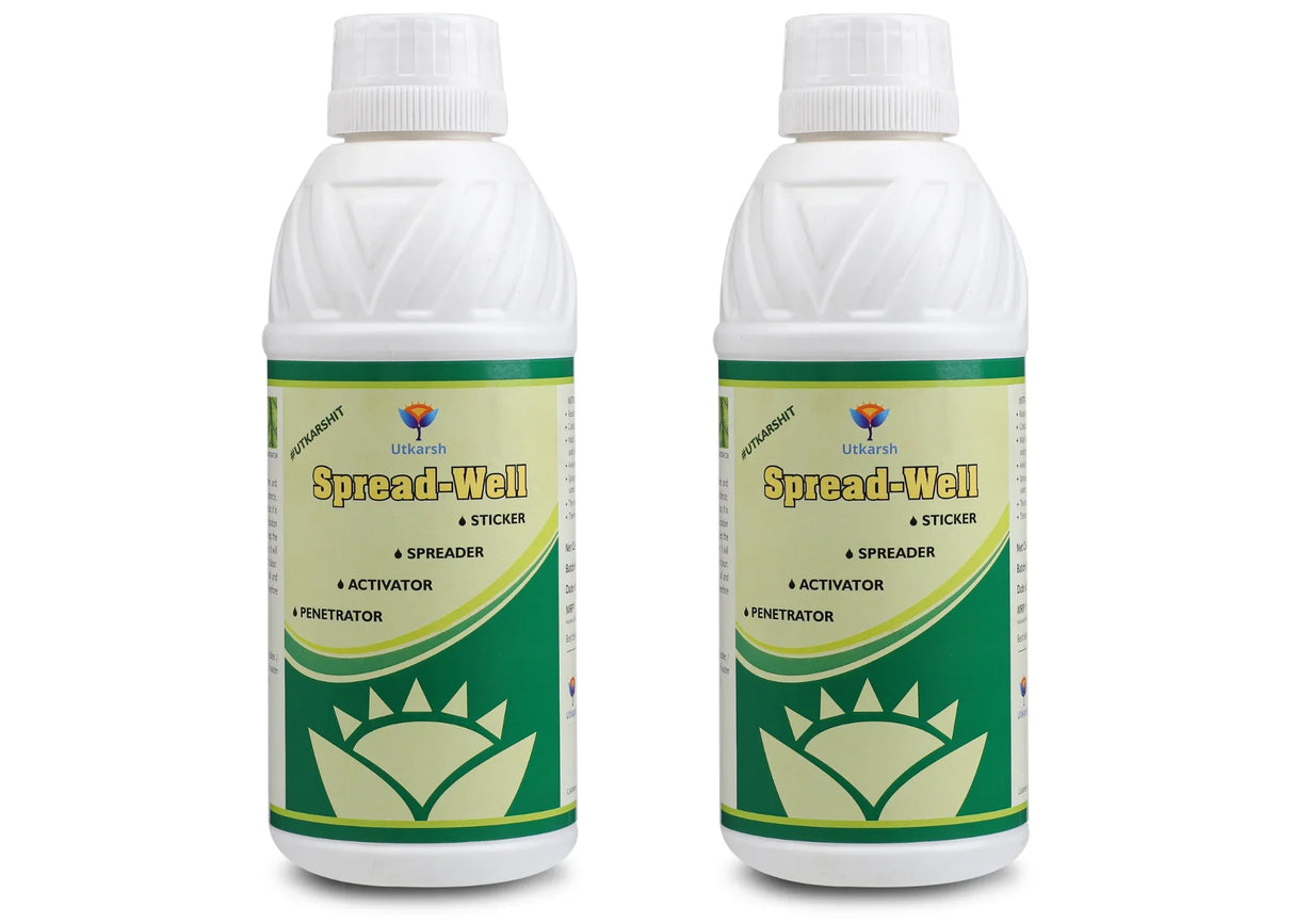 Spread-Well | Normal Spreader, Sticker, Activator for Plants, Non-Ionic Plant Input, Organic Spreader for Seeds and Fertilizers - Utkarsh Agrochem Pvt ltd.