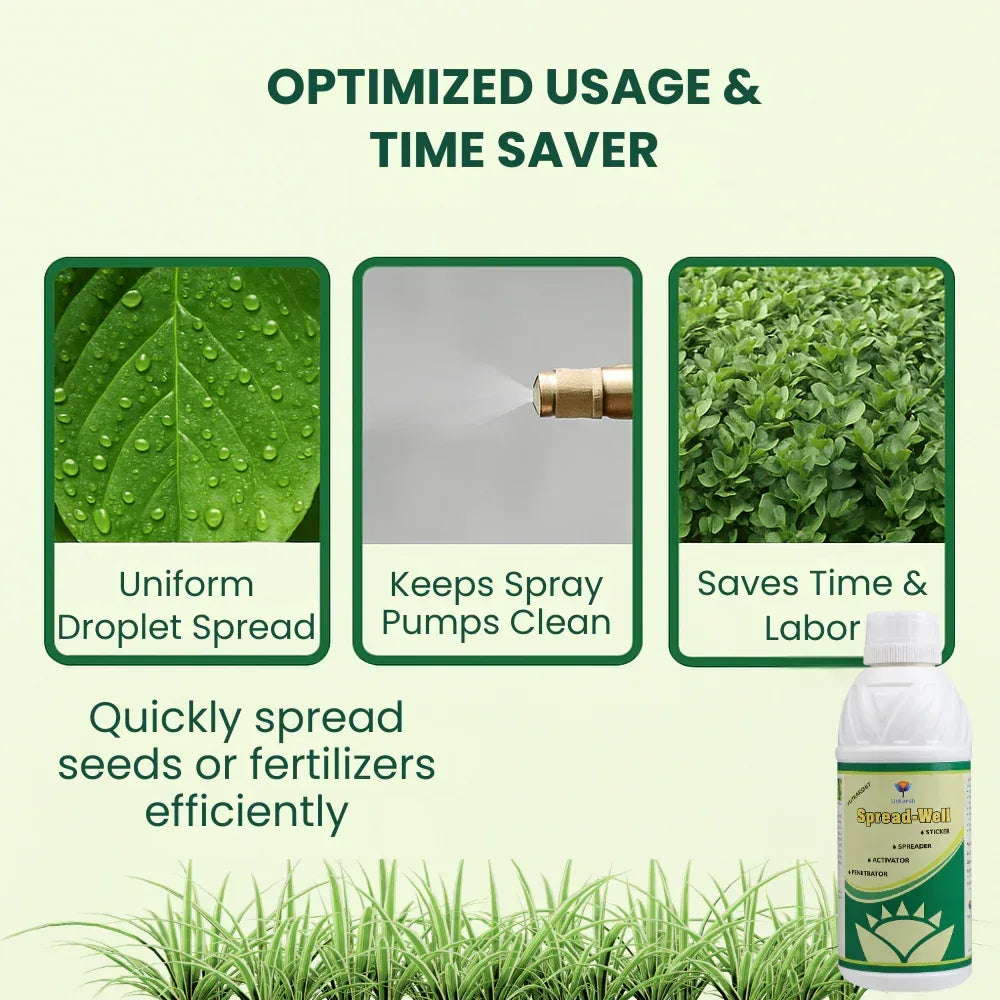 Spread-Well | Normal Spreader, Sticker, Activator for Plants, Non-Ionic Plant Input, Organic Spreader for Seeds and Fertilizers, 20 Liter - Utkarsh Agrochem Pvt ltd.