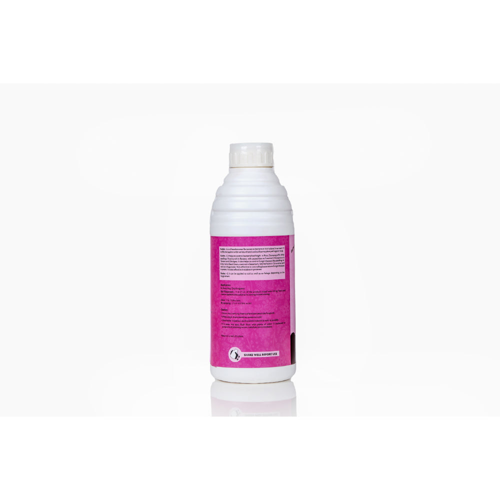 Pseudomonas Fluorescens Liquid, 2.0% W.P. CFU Count: 1 x 10^8 /ml min. for Plants, Crops and Home Gardening - Sudoz-L, BioFungiocides