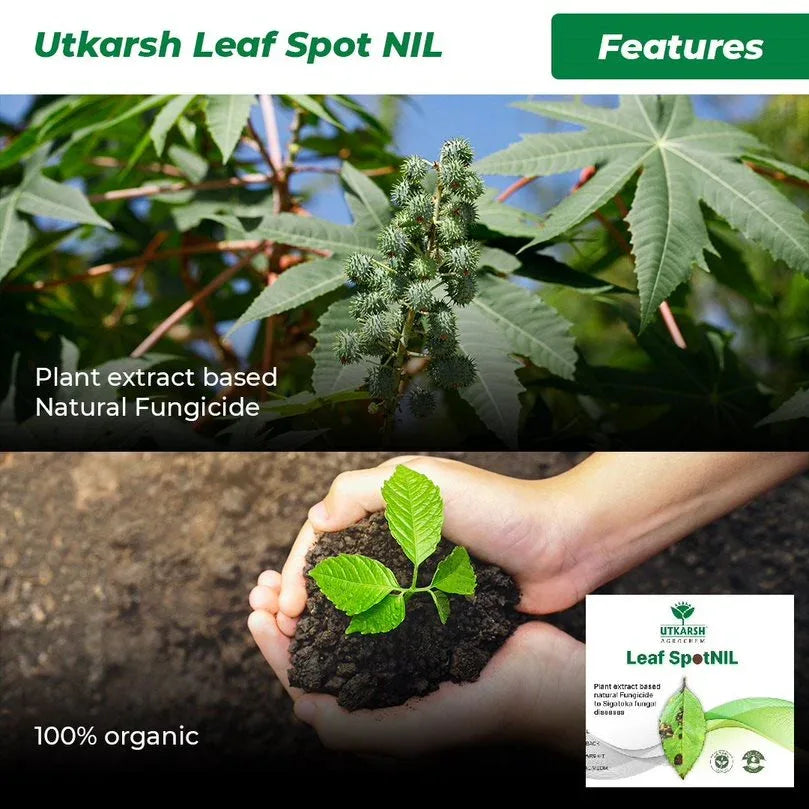LeafspotNIL - Plant Extract-Based Natural Fungicide - Utkarsh Agrochem Pvt ltd.