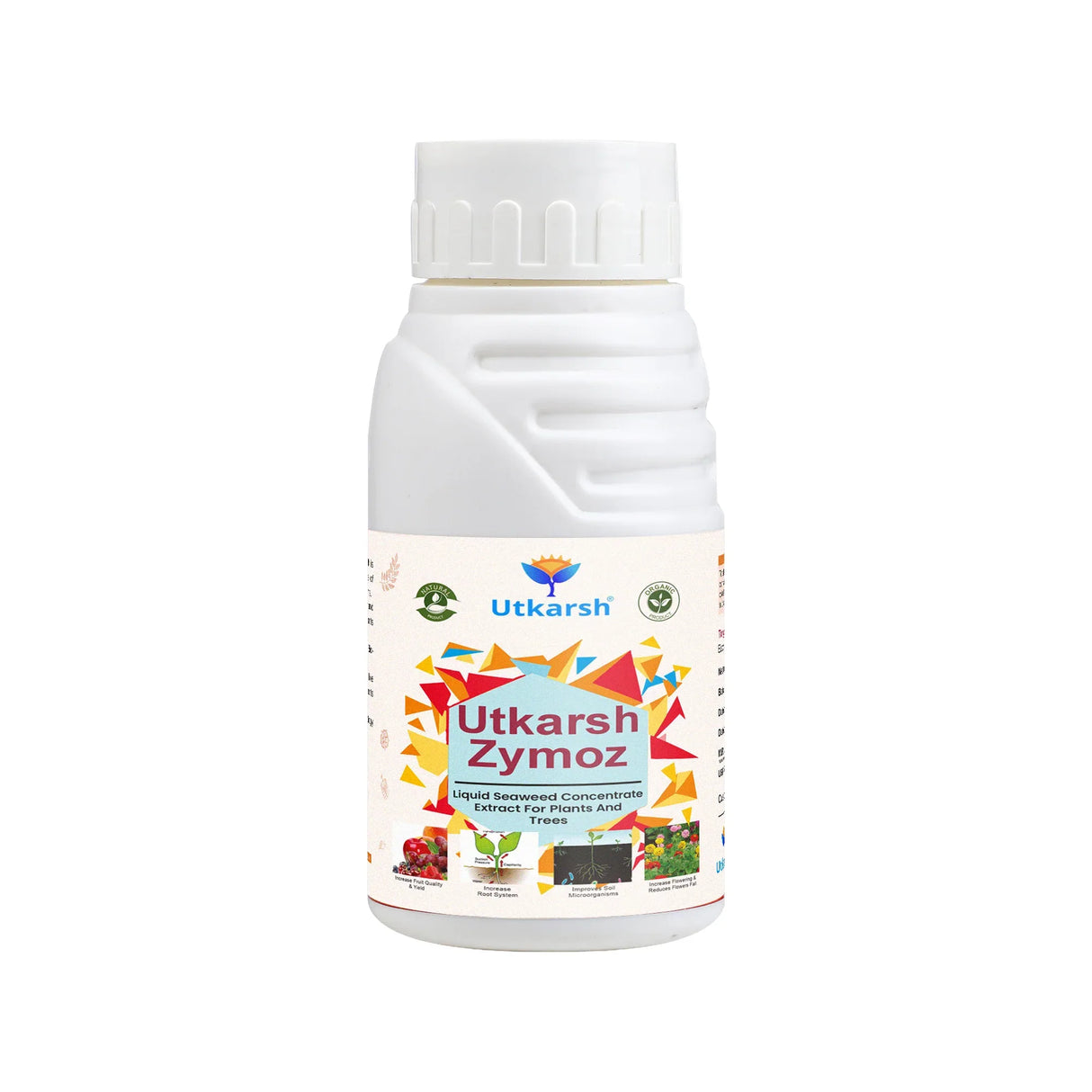Liquid Seaweed Concentrate Extract, Fertilizer for Plants Home Garden and Trees, Biostimulant - Zymoz - Utkarsh Agrochem Pvt ltd.