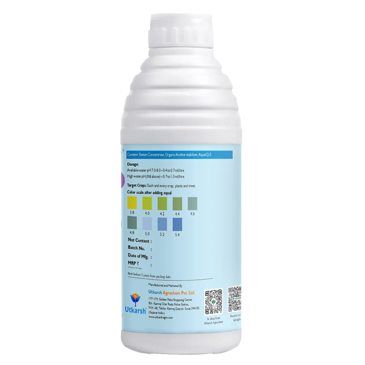 pH OK (pH Balancer for Spraying Solution) - Utkarsh Agrochem Pvt ltd.