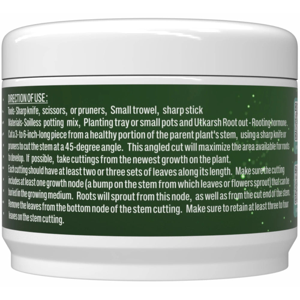 Root Out - Rooting Hormone Powder | Enhances Root Formation of Plant Cuttings | Fast Root Growth Booster | Rooting Powder for Propagation, Grafting, Cloning & Transplant Success