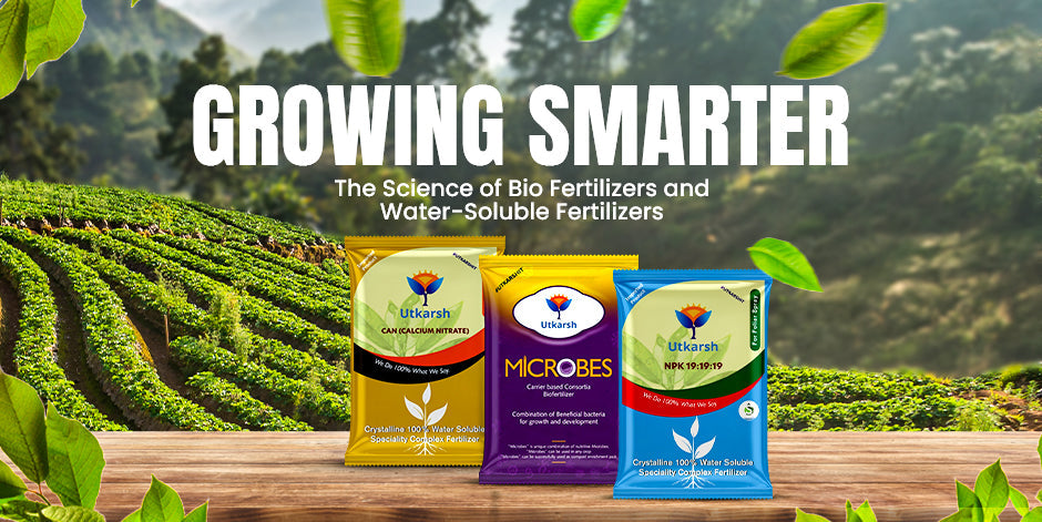 Growing Smarter: The Science of Bio Fertilizers and Water Soluble Fertilizers for Indian Farmers - Utkarsh Agrochem Pvt ltd. 