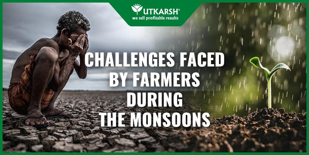 4 Important Challenges faced by farmers during the Monsoons - Utkarsh Agrochem Pvt ltd. 