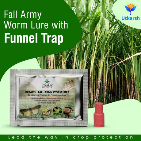 Fall Army Worm FAW Lure with Funnel Trap - Utkarsh Agrochem Pvt ltd. 