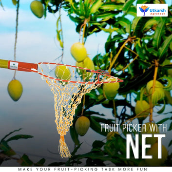 Mango Fruit Plucker with Net- 1 Pc - Utkarsh Agrochem Pvt ltd. 