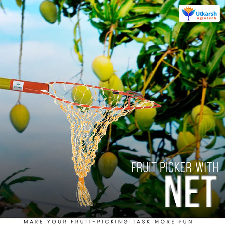 Mango Fruit Plucker with Net- 1 Pc - Utkarsh Agrochem Pvt ltd. 