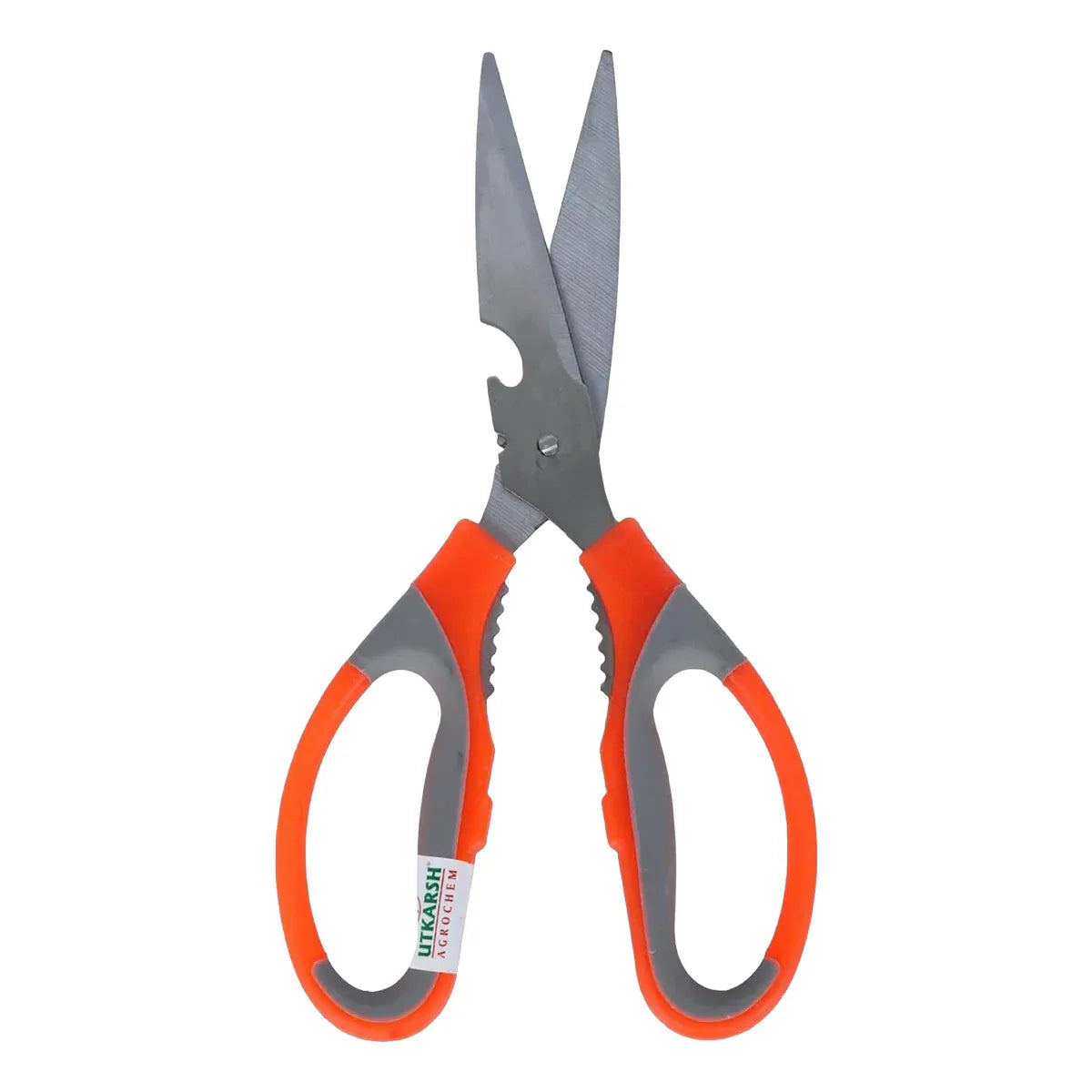 Garden Scissors | Heavy Duty Steel Scissors for Plant Cutting, Pruning, Thinning, and Harvesting | Multifunction Professional Indoor/Outdoor Gardening Scissors | Kitchen Scissors - Utkarsh Agrochem Pvt ltd. 