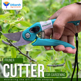 Garden Hand Pruner Cutter with Carbon Steel Blades | Plant Cutter for Home Garden | Wood Branch Trimmer, Sturdy Stem Scissors | Grass Cutting Accessory - Utkarsh Agrochem Pvt ltd. 