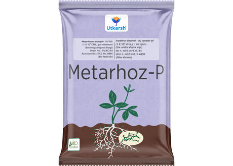 Metarhizium Anisopliae 1% W.P. 1 x 10^8 CFU/gm min. Bio Insecticides for Plants, Crops and Home Gardening - Metarhoz-P - Utkarsh Agrochem Pvt ltd. 