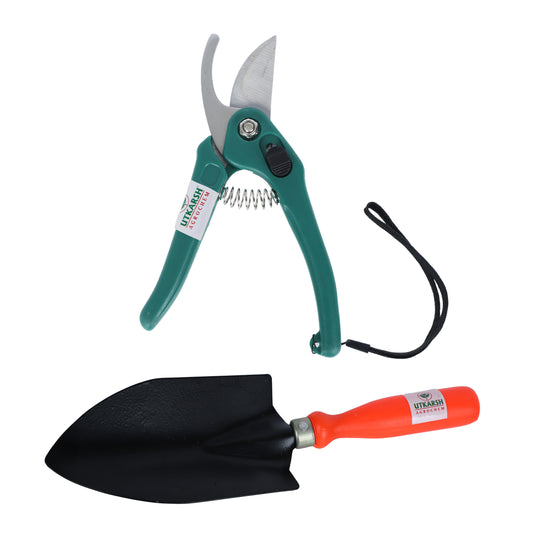 Pruner Cutters & Big Hand Trowel- 2 Pc