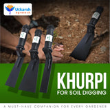 1, 2 & 3 Inch Khurpis- 3 Pc Home Gardening Tools - Utkarsh Agrochem Pvt ltd. 