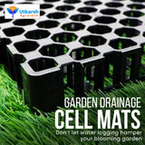 Garden Drainage Cell Mats (Thickness: 20 mm) Terrace, Kitchen, Indoor-Outdoor| Heavy-Duty, Highly Durable Polypropylene Water Drainage Mat - Utkarsh Agrochem Pvt ltd. 