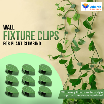 Leaf Shape Plant Organizer Clips- 10 Pc