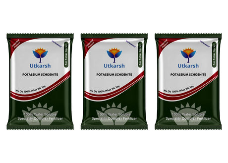 Potassium Schoenite, NPK 00 00 23 Fertilizers for Plants Growth & Home Garden | 100% Water Soluble Powder, Supplement for Fruits & Crops Yields - Utkarsh Agrochem Pvt ltd. 