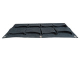 400 GSM Dark Grey Hanging Geotextile Growbag with 8 Roomy Pockets - Utkarsh Agrochem Pvt ltd. 