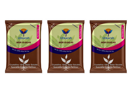 NOP 13 00 45 - Potassium Nitrate, NPK Fertilizers for Plants Growth & Healthy Home Garden | 100% Water Soluble Powder, Growth Boost for Fruits and Flowers - Utkarsh Agrochem Pvt ltd. 