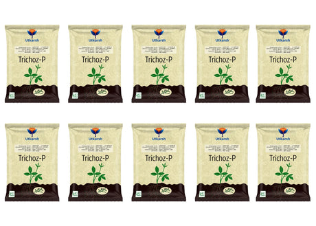 Trichoderma Viride 1.5% W.P.: 2 x 10^6 CFU/gm min. Bio Fungicide for Plants, Crops and Home Gardening - Trichoz-P - Utkarsh Agrochem Pvt ltd. 