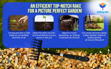 Garden Rake with 8 Teeth- 1 Pc - Utkarsh Agrochem Pvt ltd. 