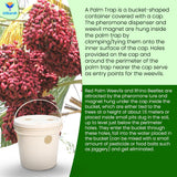 Red Palm Weevil Lure with RPW Magnet & Bucket Trap - Utkarsh Agrochem Pvt ltd. 