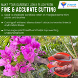 Garden Scissors | Heavy Duty Steel Scissors for Plant Cutting, Pruning, Thinning, and Harvesting | Multifunction Professional Indoor/Outdoor Gardening Scissors | Kitchen Scissors - Utkarsh Agrochem Pvt ltd. 