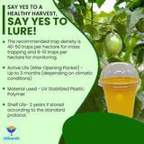 ME Fruit Fly (Oriental) Lure with Eco or Glass Trap - Utkarsh Agrochem Pvt ltd. 